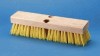 Cream Colored Polypropylene Deck Brush