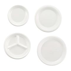 Non-Laminated Foam Dinnerware Plates