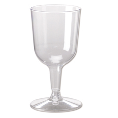 Party Basics&reg; Plastic Wine Stems