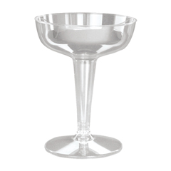 Party Basics&reg; Plastic Champagne Glasses