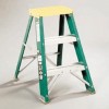 #624 Folding Fiberglass Three-Step Step Stool