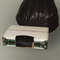 Linear Low-Density Economy Ecosac Can Liners, Black
