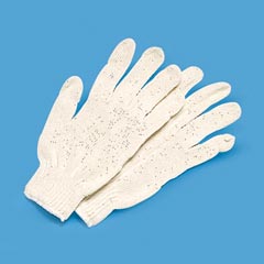 Mens String Knit Gloves