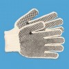 Mens PVC-Dotted String Knit Gloves