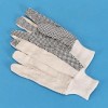 Mens PVC Dotted Canvas Gloves
