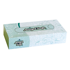 Angel Soft ps&reg; Facial Tissue, Flat Box