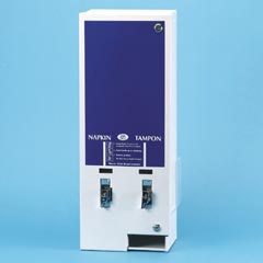 E-Vendor Sanitary Napkin/Tampon Dual-Channel Dispenser