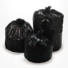 Low-Density Repro Can Liners, Black
