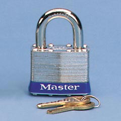 Four-Pin Tumbler Padlock