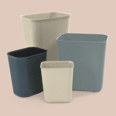 Fire-Resistant Fiberglass Wastebaskets