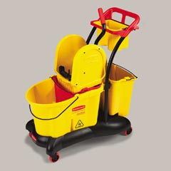 WaveBrake&reg; Mopping Trolley with Downward Pressure Wringer