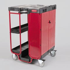 Ladder Cart with Cabinet