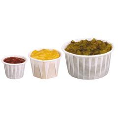 Paper Pleated Souffl&eacute; Cups