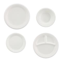 Basix&reg; Foam Dinnerware