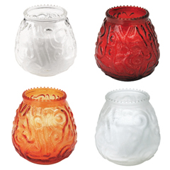 Euro-Venetian&reg; Filled Glass Candles