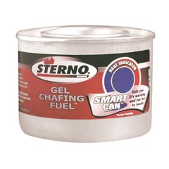 Sterno Brand&reg; Smart Can Ethanol Gel Chafing Fuel