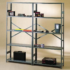 75" High Commercial Metal Shelving