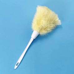 Plastic Handle Colored Turkey Feather Duster