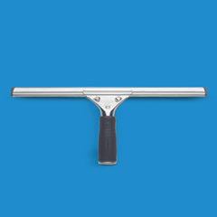 Pro Stainless Steel Window Squeegees, Complete with Handle, Channel and Rubber Blade