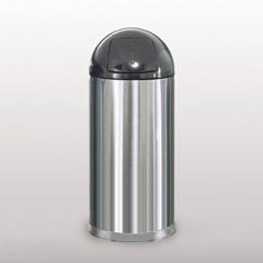 Stainless Steel Fire-Safe Dome Top Receptacle