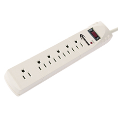 Six-Outlet Surge Protector Strip