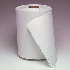 White Nonperforated Hardwound Roll Towels