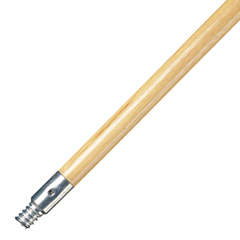 Metal-Tip Threaded End Broom Handle