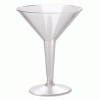 Party Basics&reg; Plastic Martini Glasses