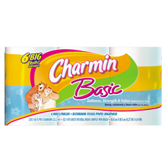Charmin&reg; Basic Big Roll Bathroom Tissue