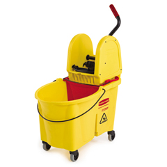 WaveBrake&reg; High-Capacity Foot-Activated Combo with Downward Pressure Wringer