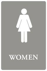 Women ADA Sign