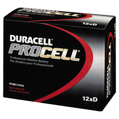 Duracell&reg; PROCELL&reg; Alkaline Batteries, D Size