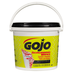 GOJO&reg; Scrubbing Wipes, 170-Count Bucket