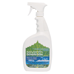 Free & Clear Natural Glass & Surface Cleaner, Trigger Sprayer