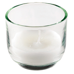 PetiteLites&reg; Filled Glass Candle