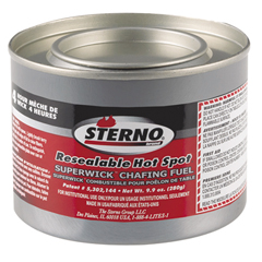 Sterno&reg; Brand Resealable Hot Spot&reg; SuperWick&reg; Chafing Fuel