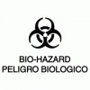 Optional Biohazard Identification Decals for Waste Containers, Bi-Lingual