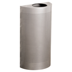 Silhouette Half Round Open Top Receptacle
