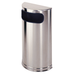 Stainless Steel Brass Fire-Safe Half-Round Container