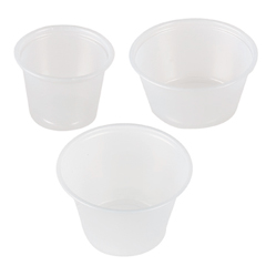 Plastic Souffl&eacute;/Portion Cups