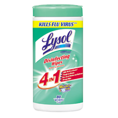 LYSOL&reg; Brand Disinfecting 4 in 1 Wipes with Micro-Lock Fibers, Citrus Scent